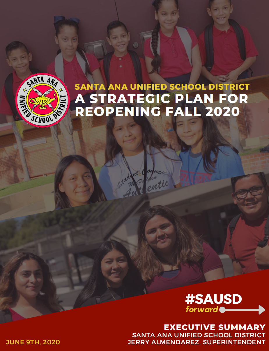 SAUSD - A Strategic Plan for Reopening Fall 2020 
